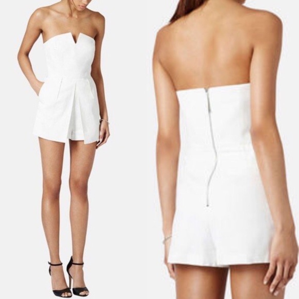 White Topshop Romper